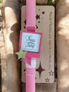 Λαμπάδα Star (Pink)