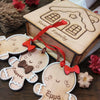 Set of Christmas Ornaments with wooden case #1