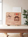 "ΙI love you Dad" ρολόι κορνίζα