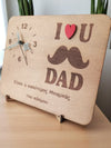 "ΙI love you Dad" ρολόι κορνίζα