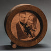 Round table clock with your photo