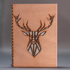 Wooden Notebook Deer