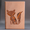Wooden Notebook Fox