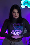Επιτραπέζιο φωτιστικό "I'd pause my game for you"