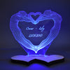 Led lamp Bodies Heart.