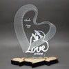 Tisch LED-Lampe - Paar Liebe