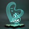 Led lamp Couple Love