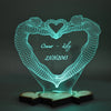 Led lamp Bodies Heart.