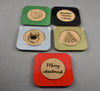 Coaster 5pcs with Wooden Case