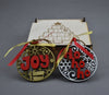 Set of Christmas Ornaments with wooden case #3