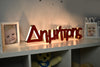 Luminaire with your name 70cm