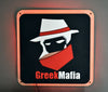 Greek Mafia wall lamp