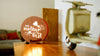 Illuminated wooden decoration My mother is the best