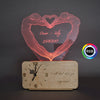 Led lamp Bodies Heart.
