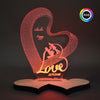 Led lamp Couple Love